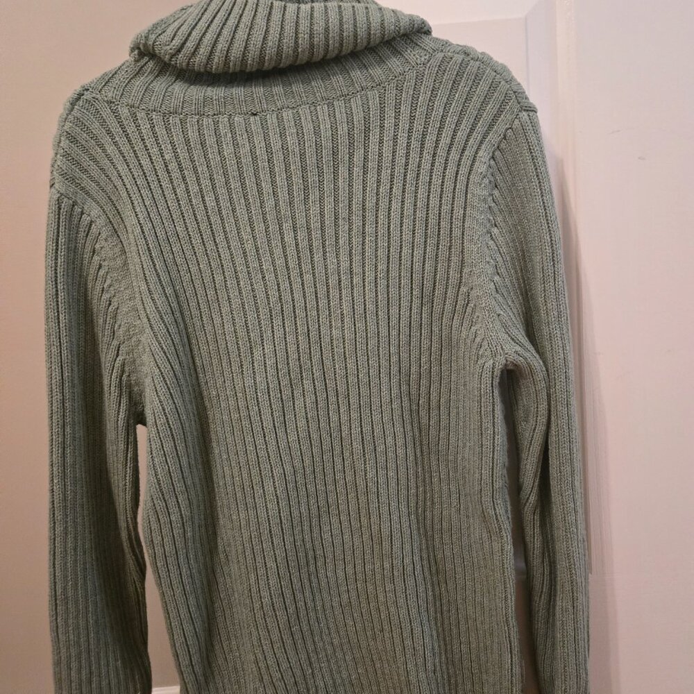 NWT Womens XL Talbots Green Sweater with Sequin detail - Picture 8 of 8